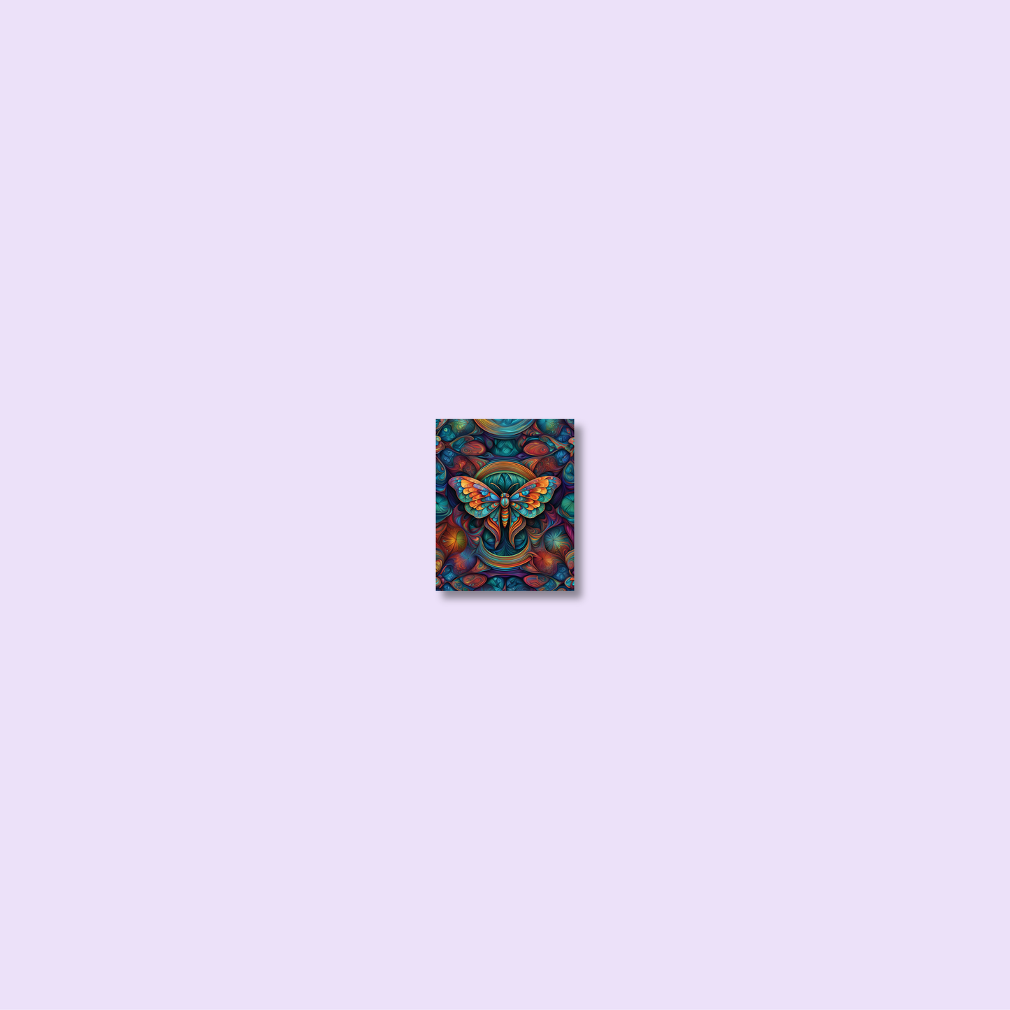 ABSTRACT MOTH **UNFRAMED ART PRINT**