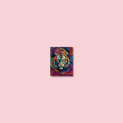ABSTRACT TIGER **UNFRAMED ART PRINT**