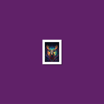 ABSTRACT STAG **UNFRAMED ART PRINT**