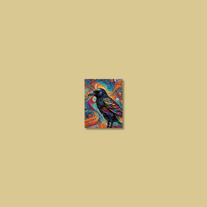 ABSTRACT CROW **UNFRAMED ART PRINT**