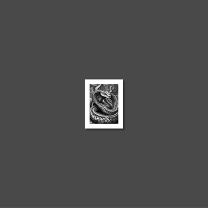 ABSTRACT COBRA **UNFRAMED ART PRINT**