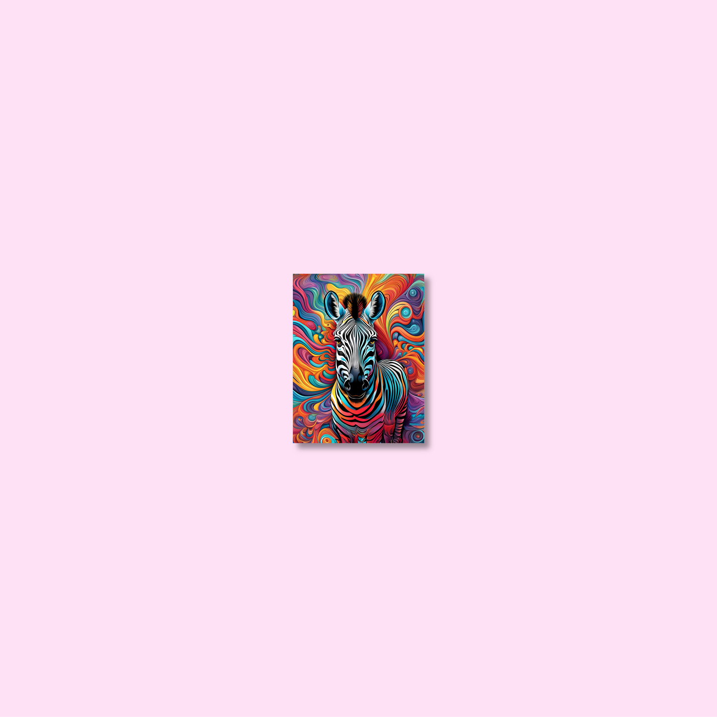ABSTRACT ZEBRA **UNFRAMED ART PRINT**