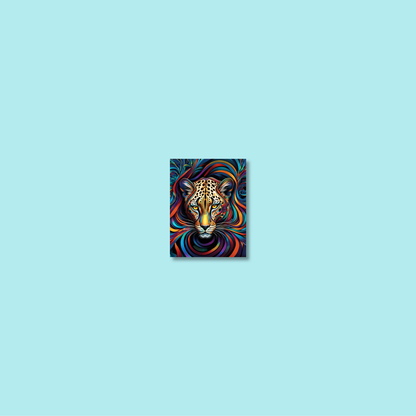 ABSTRACT LEOPARD **UNFRAMED ART PRINT**