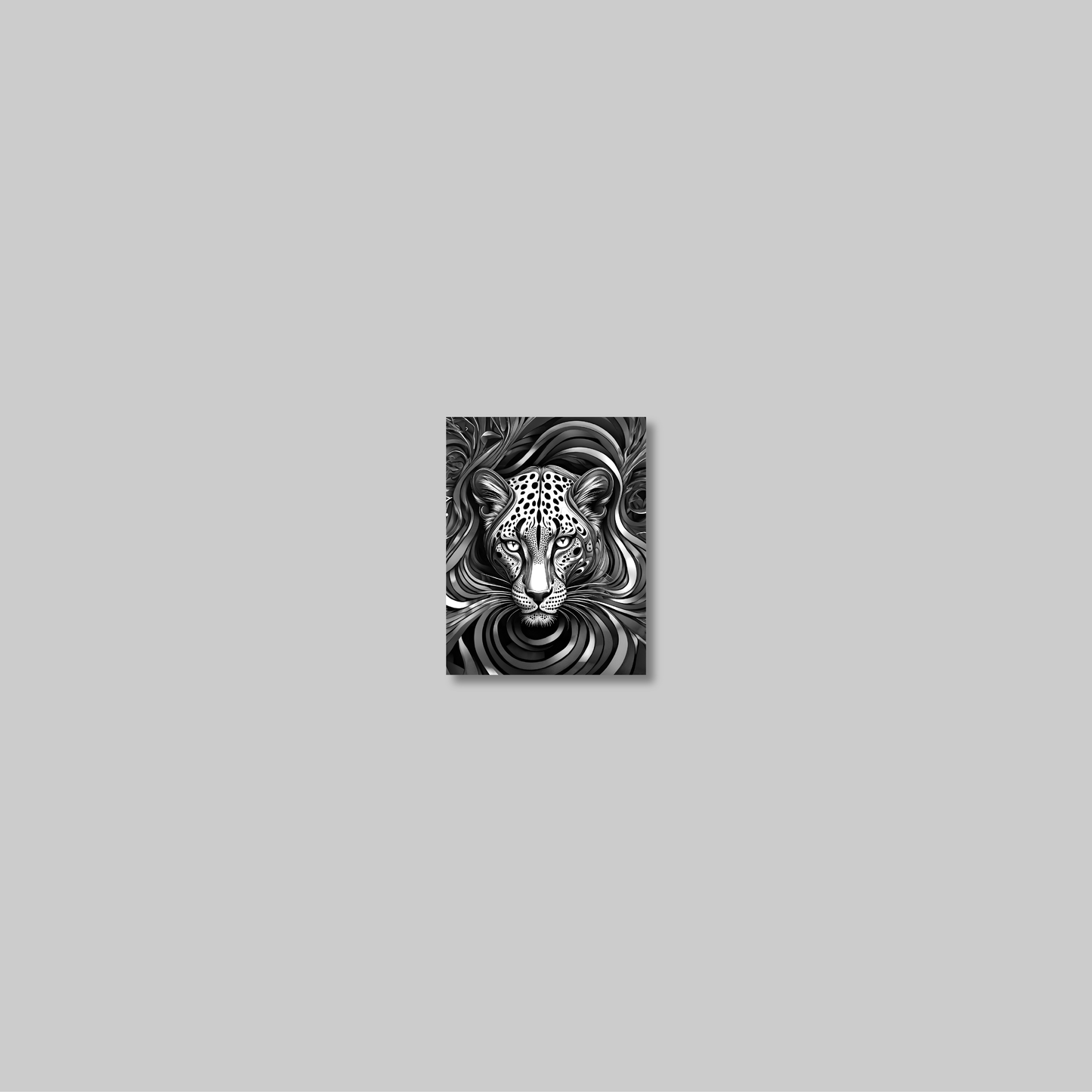 ABSTRACT LEOPARD **UNFRAMED ART PRINT**