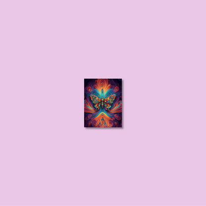 ABSTRACT BUTTERFLY **UNFRAMED ART PRINT**