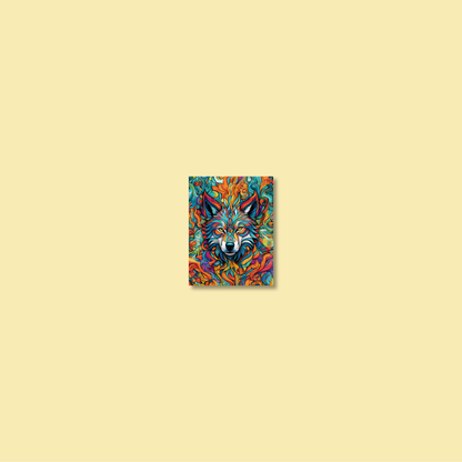 ABSTRACT WOLF **UNFRAMED ART PRINT**