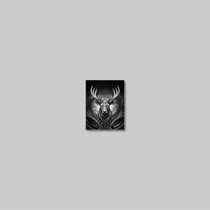 ABSTRACT STAG **UNFRAMED ART PRINT**