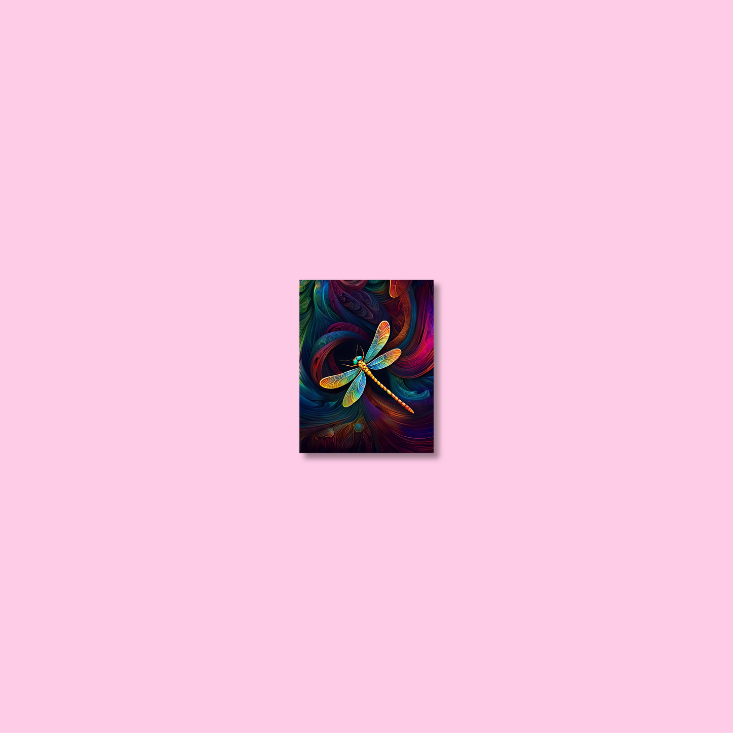 ABSTRACT DRAGONFLY **UNFRAMED ART PRINT**