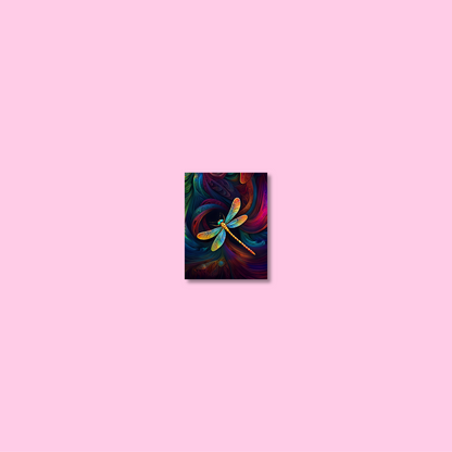 ABSTRACT DRAGONFLY **UNFRAMED ART PRINT**