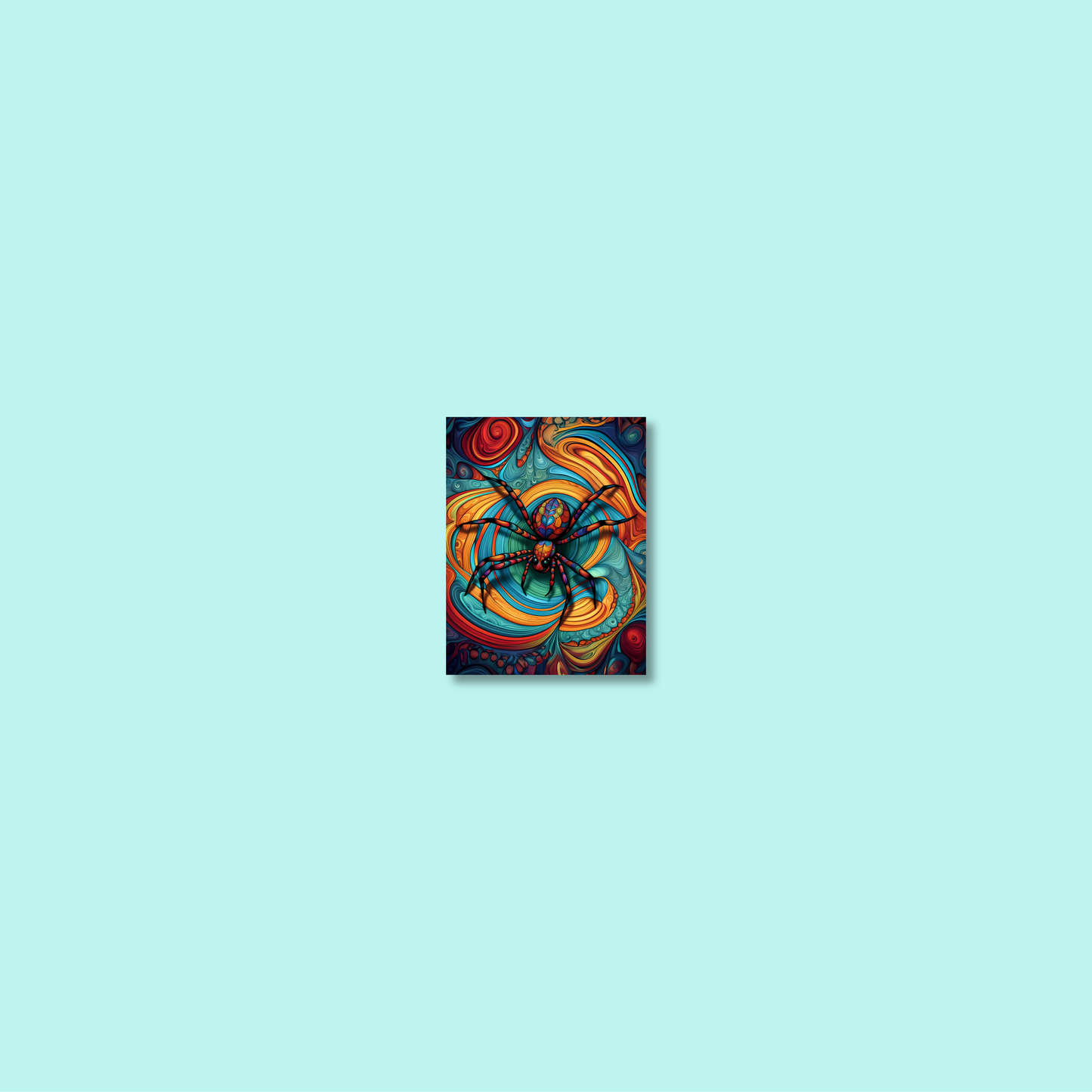 ABSTRACT SPIDER **UNFRAMED ART PRINT**