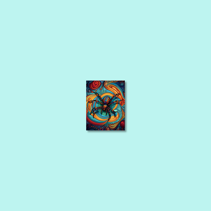 ABSTRACT SPIDER **UNFRAMED ART PRINT**