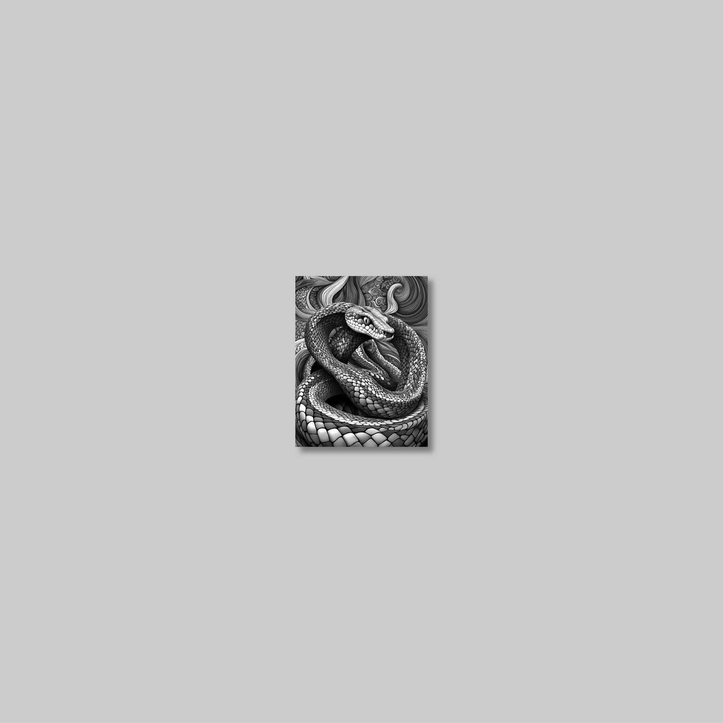 ABSTRACT COBRA **UNFRAMED ART PRINT**