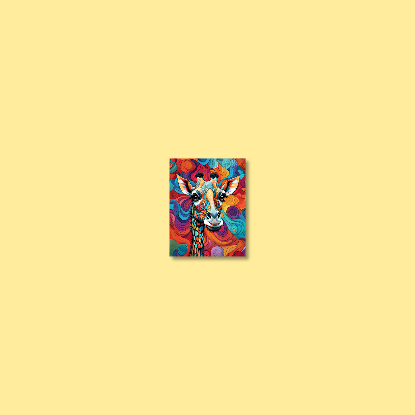 ABSTRACT GIRAFFE **UNFRAMED ART PRINT**