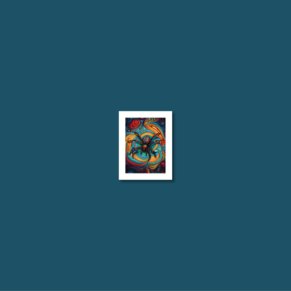 ABSTRACT SPIDER **UNFRAMED ART PRINT**
