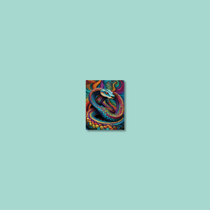 ABSTRACT COBRA **UNFRAMED ART PRINT**