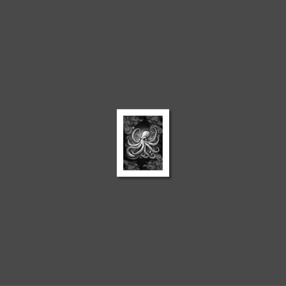ABSTRACT OCTOPUS **UNFRAMED ART PRINT**