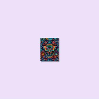 ABSTRACT MOTH **UNFRAMED ART PRINT**