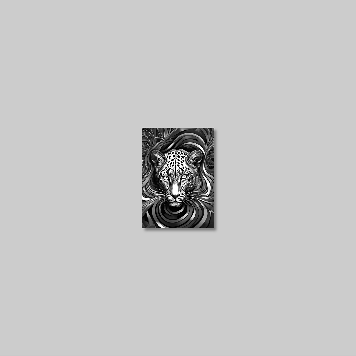 ABSTRACT LEOPARD **UNFRAMED ART PRINT**