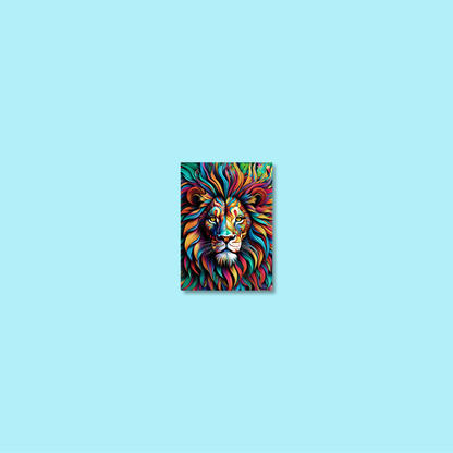 ABSTRACT LION **UNFRAMED ART PRINT**
