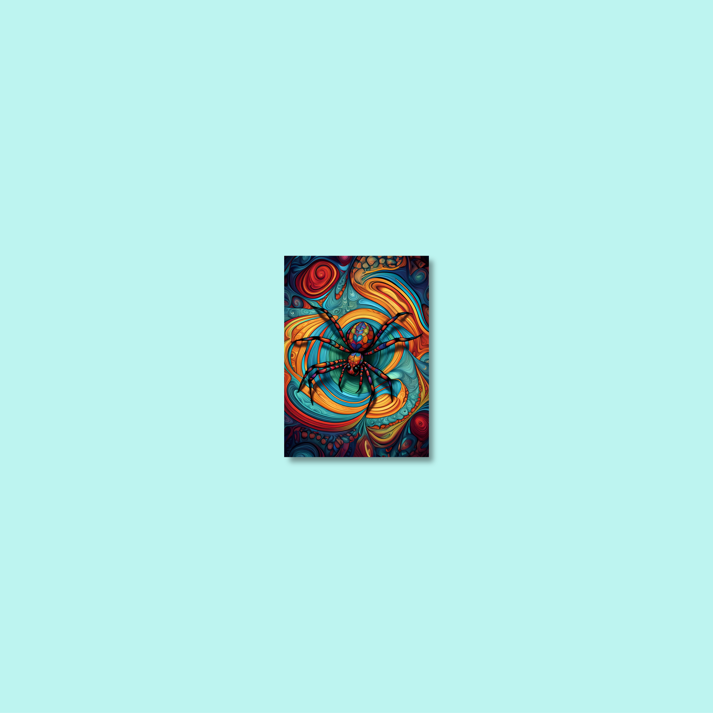 ABSTRACT SPIDER **UNFRAMED ART PRINT**