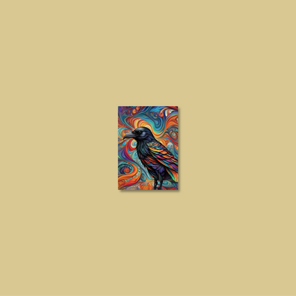 ABSTRACT CROW **UNFRAMED ART PRINT**