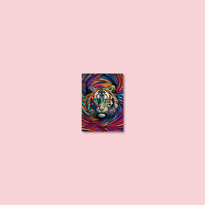 ABSTRACT TIGER **UNFRAMED ART PRINT**