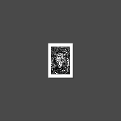 ABSTRACT LEOPARD **UNFRAMED ART PRINT**