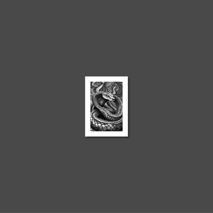 ABSTRACT COBRA **UNFRAMED ART PRINT**