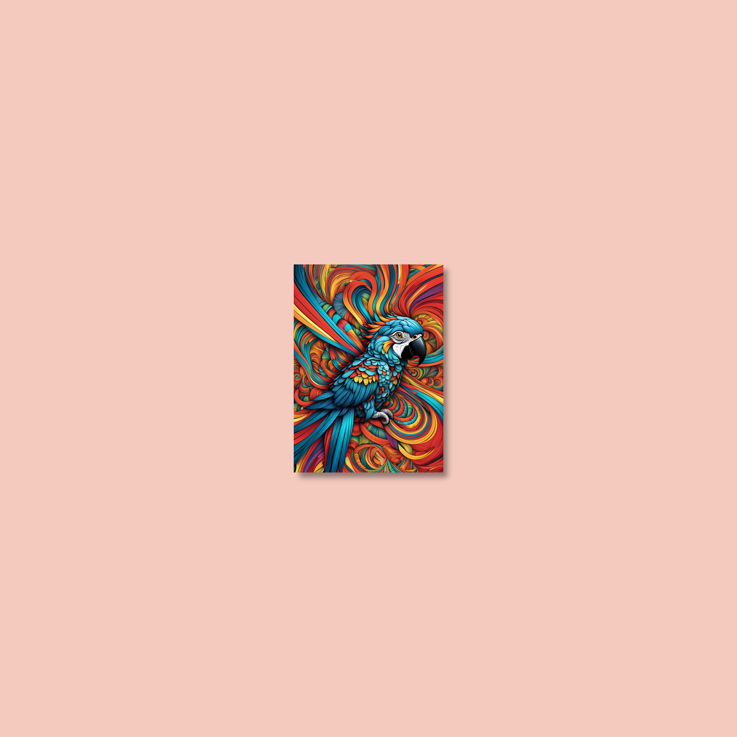 ABSTRACT PARROT **UNFRAMED ART PRINT**