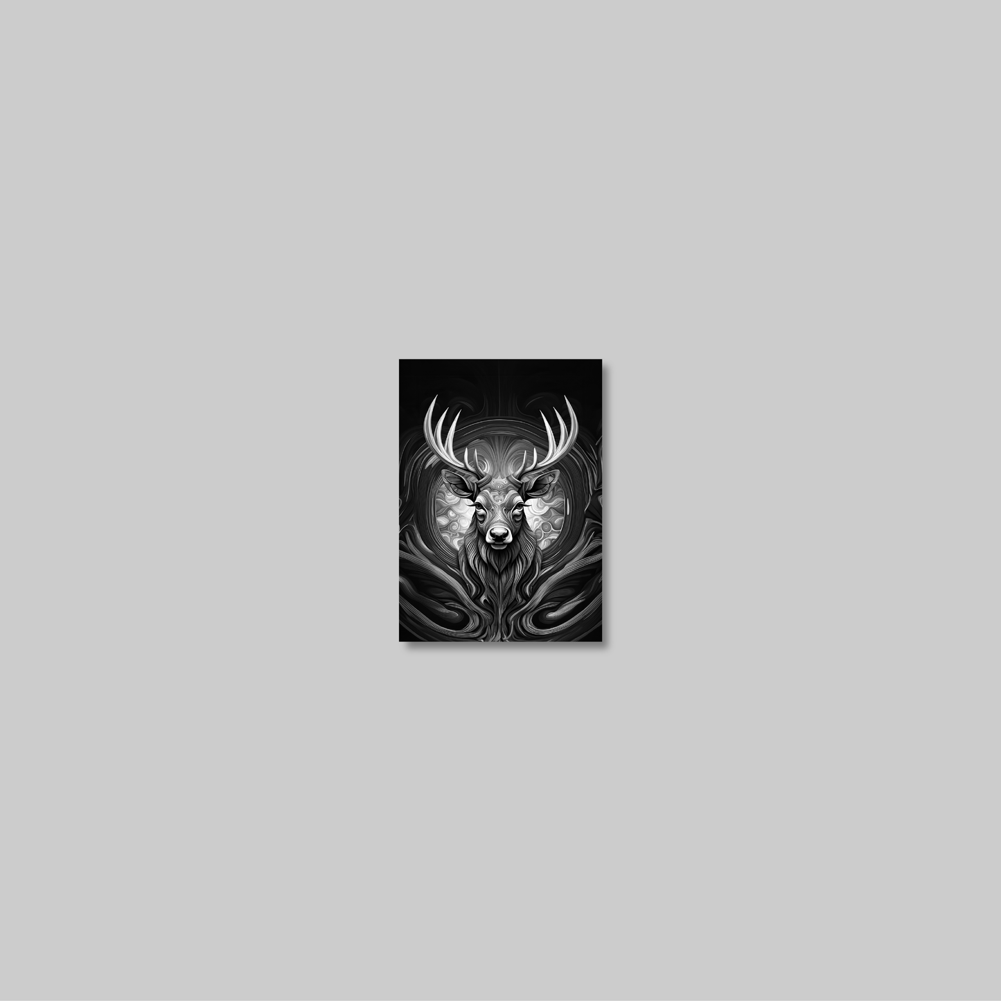 ABSTRACT STAG **UNFRAMED ART PRINT**