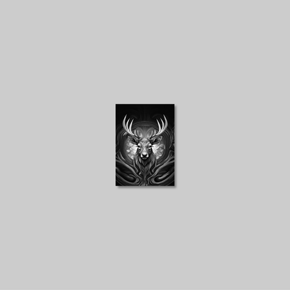 ABSTRACT STAG **UNFRAMED ART PRINT**