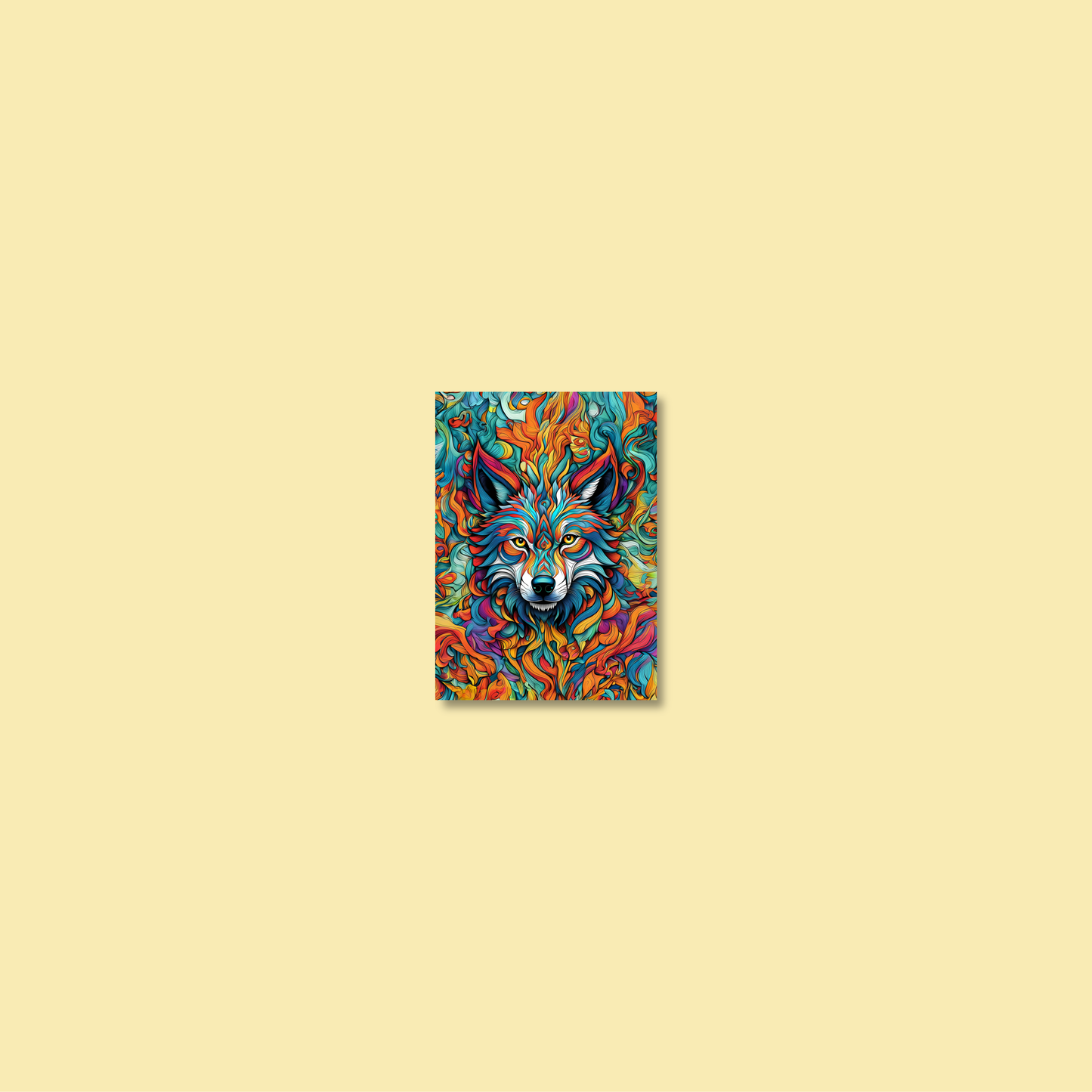 ABSTRACT WOLF **UNFRAMED ART PRINT**