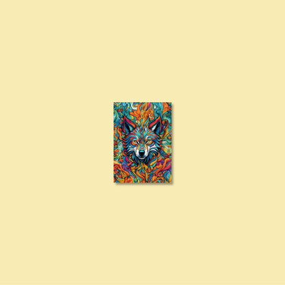 ABSTRACT WOLF **UNFRAMED ART PRINT**