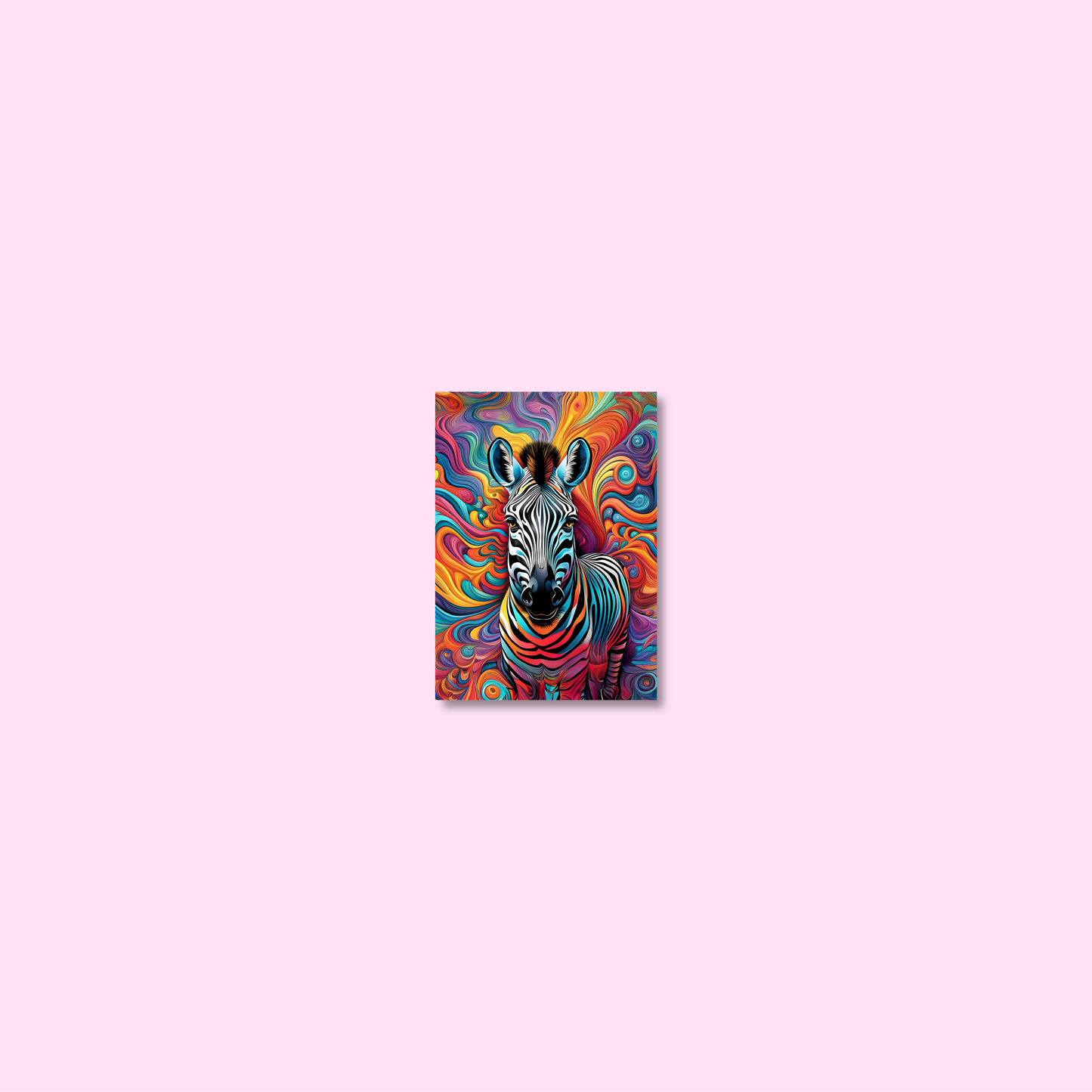 ABSTRACT ZEBRA **UNFRAMED ART PRINT**