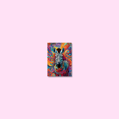 ABSTRACT ZEBRA **UNFRAMED ART PRINT**