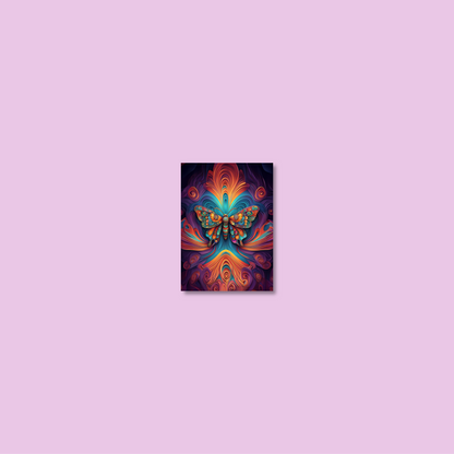 ABSTRACT BUTTERFLY **UNFRAMED ART PRINT**