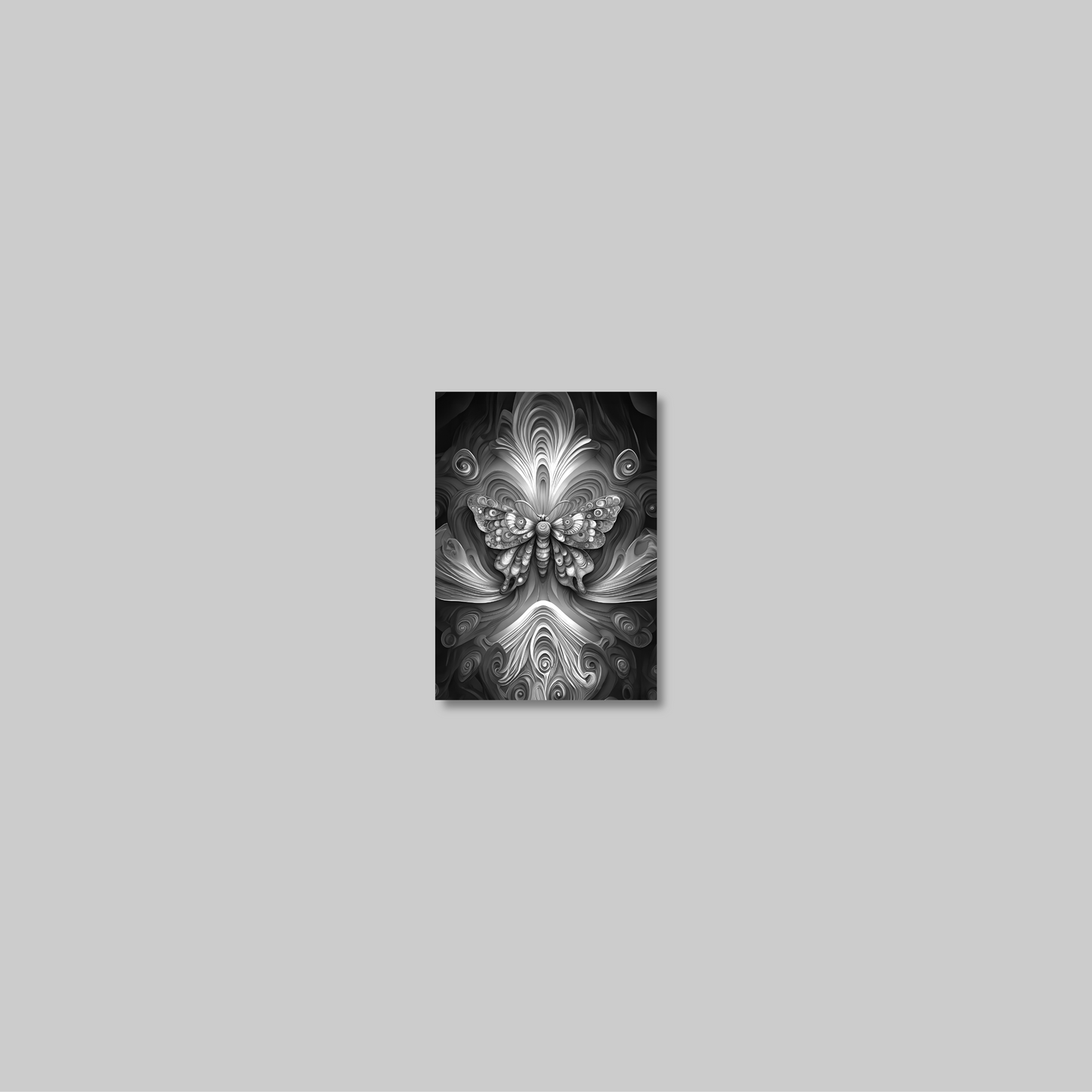 ABSTRACT BUTTERFLY **UNFRAMED ART PRINT**