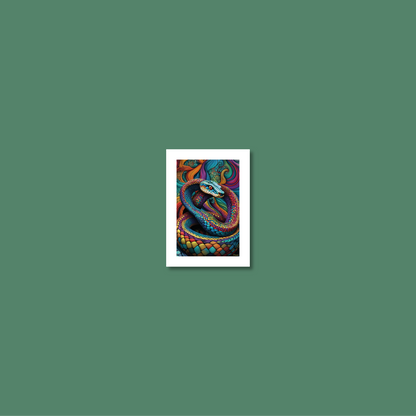 ABSTRACT COBRA **UNFRAMED ART PRINT**