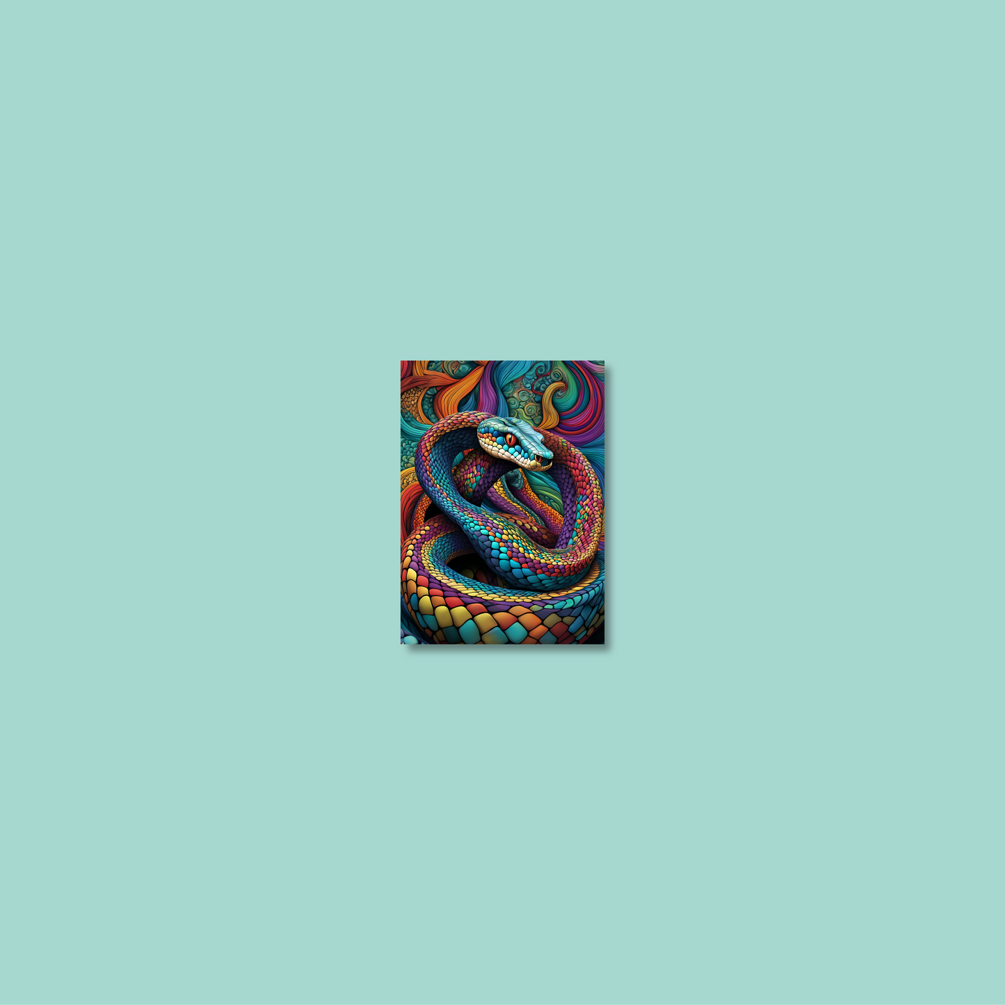 ABSTRACT COBRA **UNFRAMED ART PRINT**