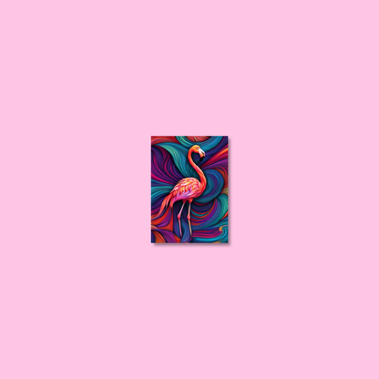 ABSTRACT FLAMINGO **UNFRAMED ART PRINT**