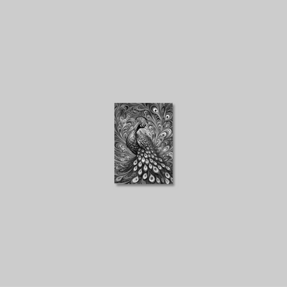 ABSTRACT PEACOCK **UNFRAMED ART PRINT**