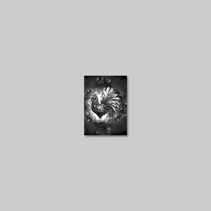 ABSTRACT COCKEREL **UNFRAMED ART PRINT**
