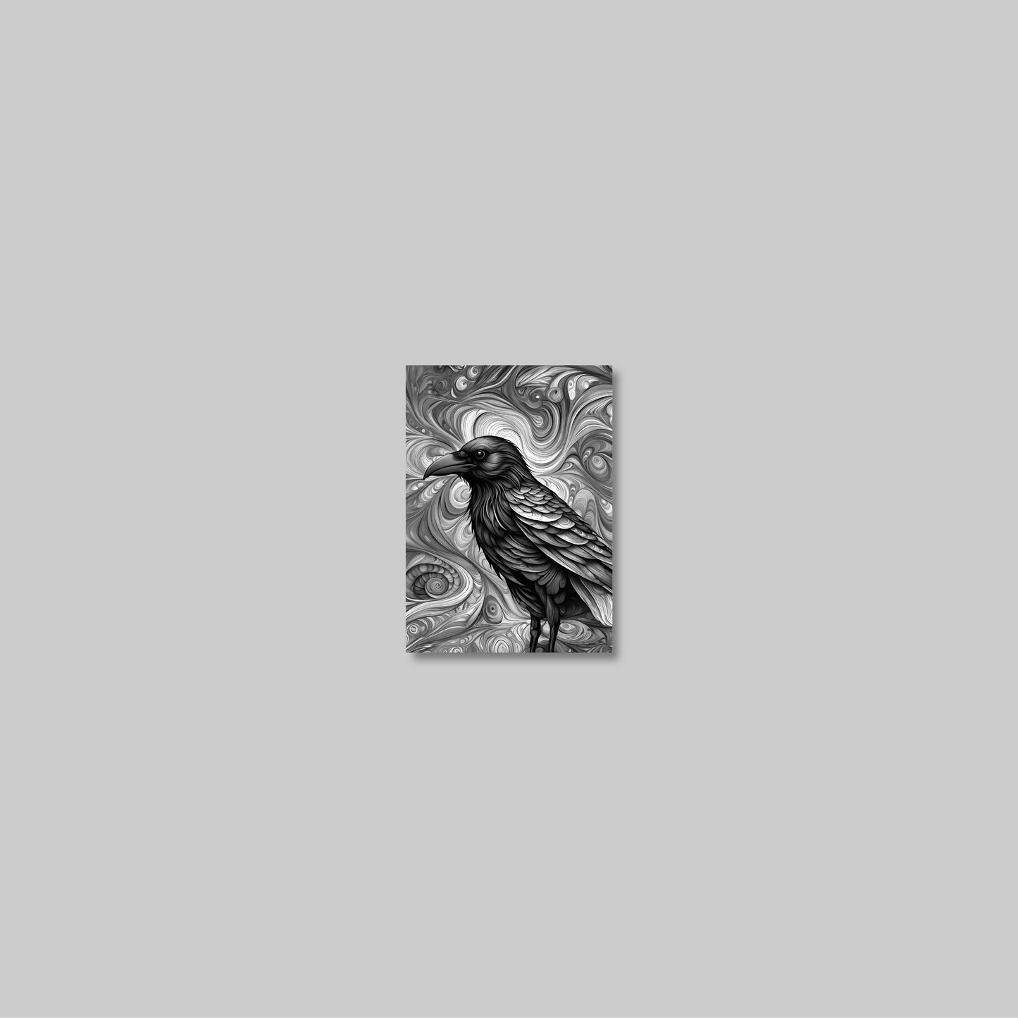 ABSTRACT CROW **UNFRAMED ART PRINT**