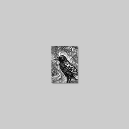 ABSTRACT CROW **UNFRAMED ART PRINT**