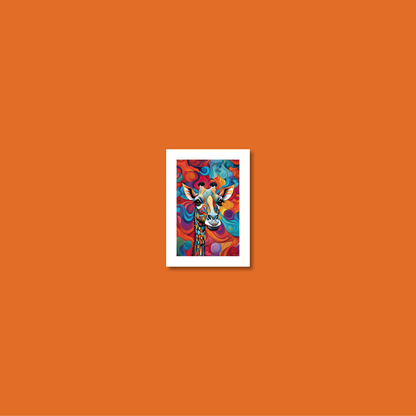 ABSTRACT GIRAFFE **UNFRAMED ART PRINT**