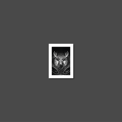 ABSTRACT STAG **UNFRAMED ART PRINT**