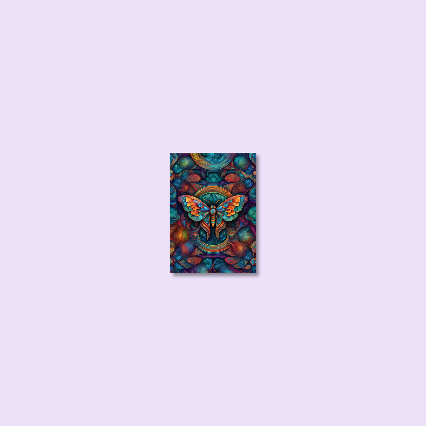 ABSTRACT MOTH **UNFRAMED ART PRINT**