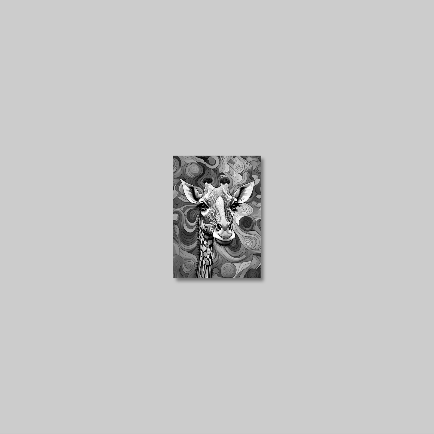 ABSTRACT GIRAFFE **UNFRAMED ART PRINT**