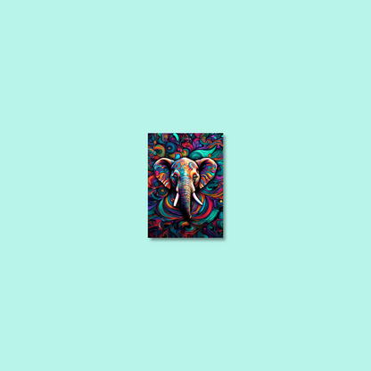 ABSTRACT ELEPHANT **UNFRAMED ART PRINT**