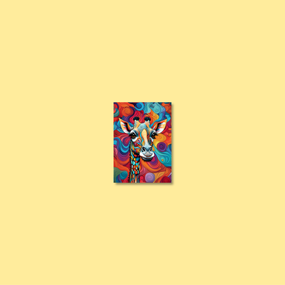 ABSTRACT GIRAFFE **UNFRAMED ART PRINT**